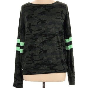 Sundry XL (4) Camouflage Sweatshirt with Green Stripes